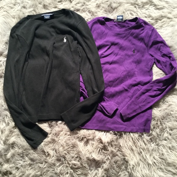 Polo Ralph Lauren Tops - Women’s RL Polo Long Sleeve Shirt (Purple Only)